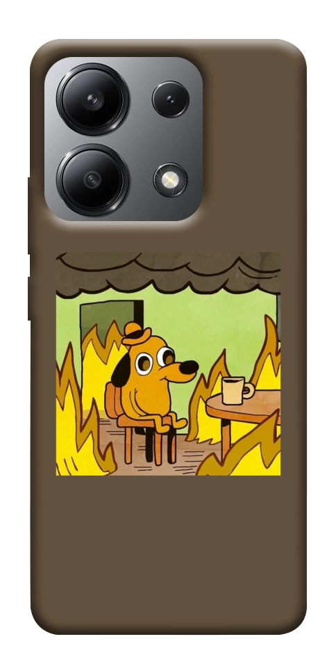 Чохол Dog in the fire для Xiaomi Redmi Note 13 4G