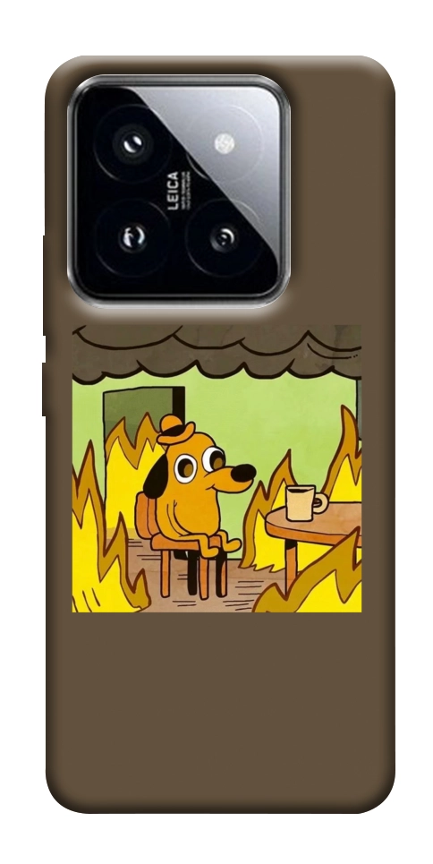 Чохол Dog in the fire для Xiaomi 14 Pro