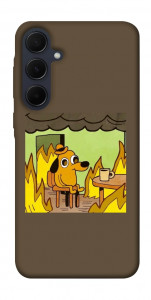 Чехол Dog in the fire для Galaxy A35