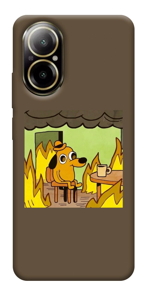 Чехол Dog in the fire для Realme C67 4G