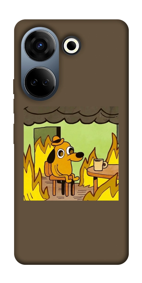 Чехол Dog in the fire для TECNO Camon 20 Pro (CK7n)