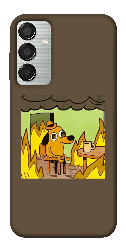 Чехол Dog in the fire для Galaxy M15 5G