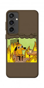 Чехол Dog in the fire для Galaxy S24 FE