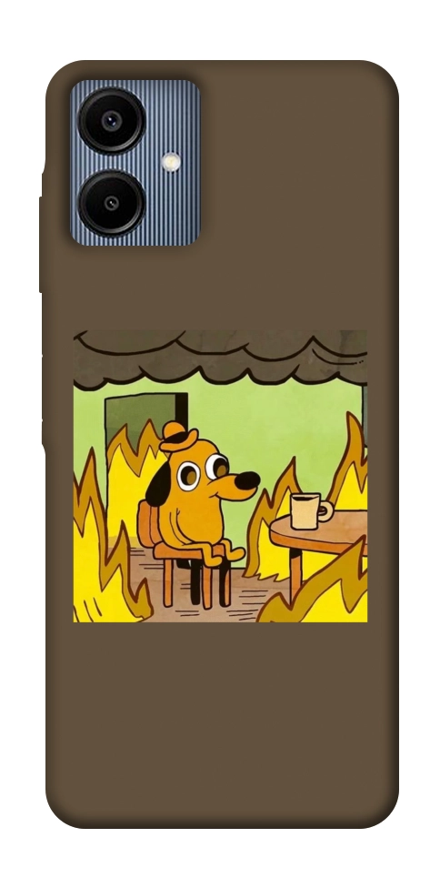 Чохол Dog in the fire для Galaxy A06