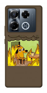 Чохол Dog in the fire для Infinix Note 40 Pro 4G