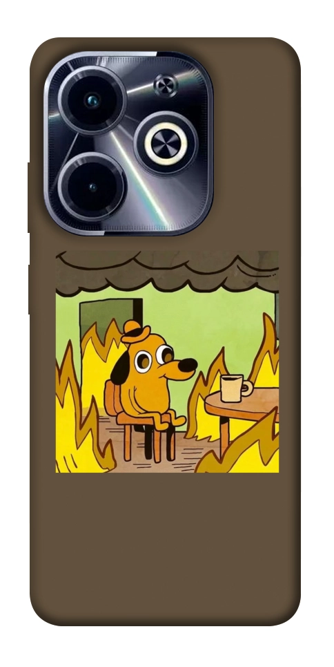 Чехол Dog in the fire для TECNO Spark 20