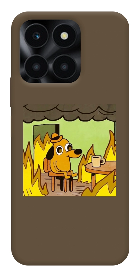 Чохол Dog in the fire для Huawei Honor X6a