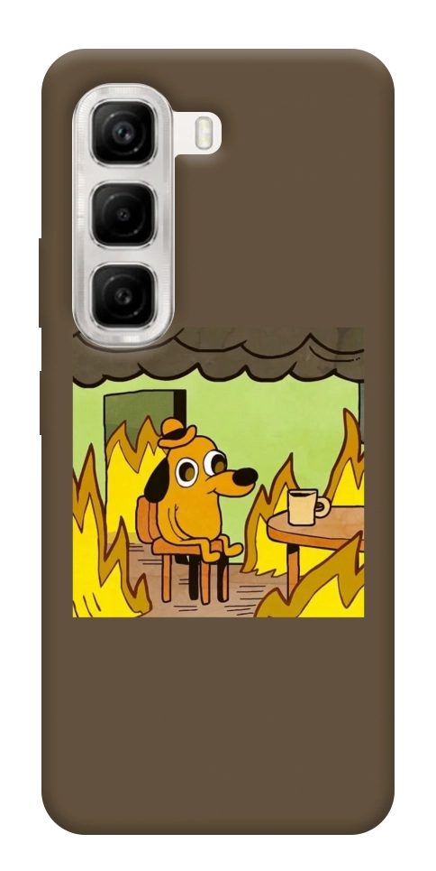 Чохол Dog in the fire для Infinix Hot 50 4G