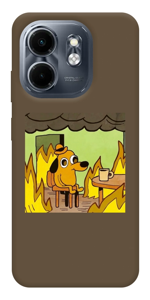 Чехол Dog in the fire для Infinix Smart 9 4G