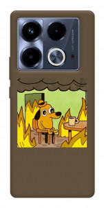 Чохол Dog in the fire для Infinix Note 40 4G