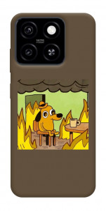 Чехол Dog in the fire для ZTE Blade A55 4G