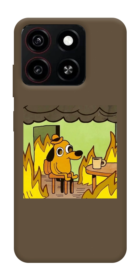 Чехол Dog in the fire для ZTE Blade A35 4G