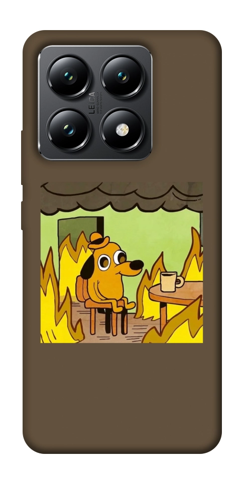 Чехол Dog in the fire для Xiaomi 14T