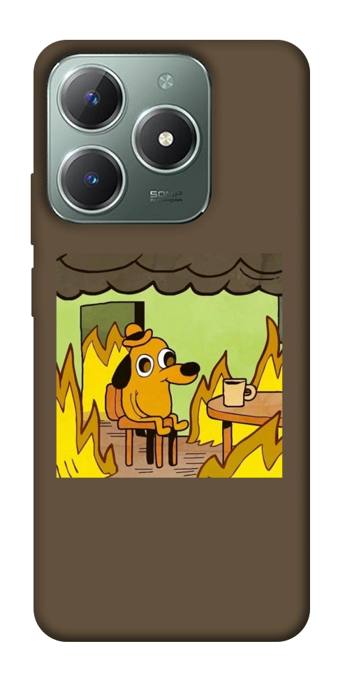 Чохол Dog in the fire для Realme C61