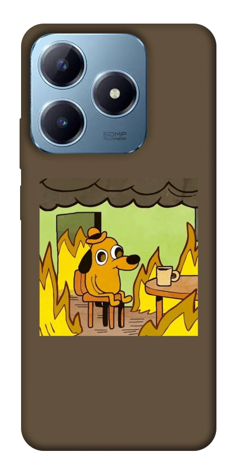 Чохол Dog in the fire для Realme C63 4G