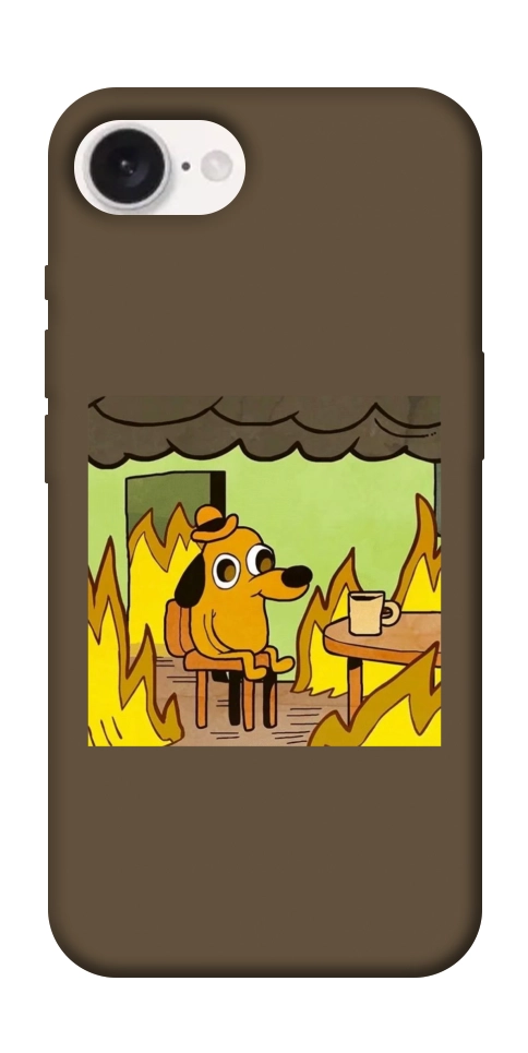 Чохол Dog in the fire для iPhone 16e