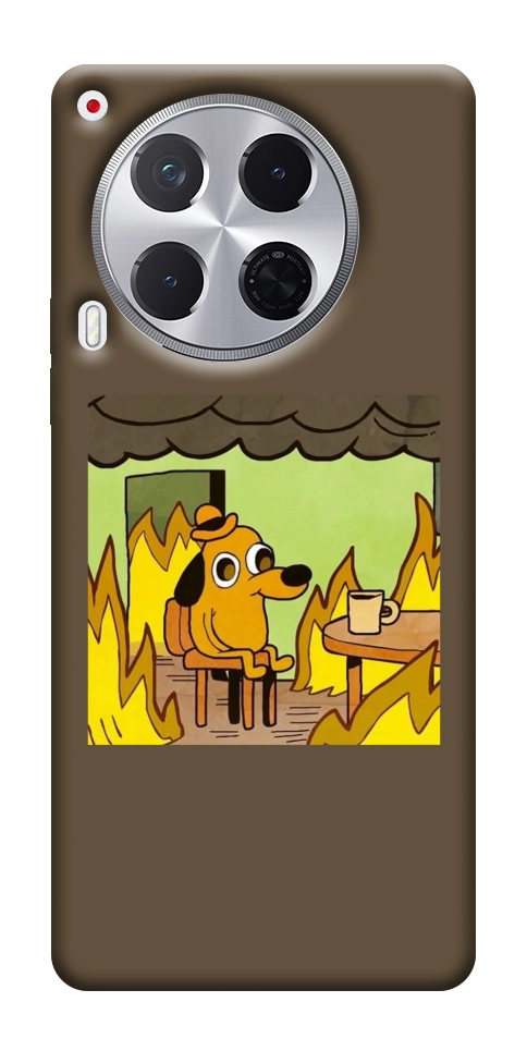 Чехол Dog in the fire для TECNO Camon 30 (CL6)