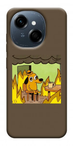 Чехол Dog in the fire для TECNO Spark Go 1 (KL4)