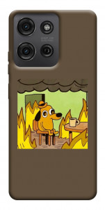 Чохол Dog in the fire для Motorola Moto G75 5G