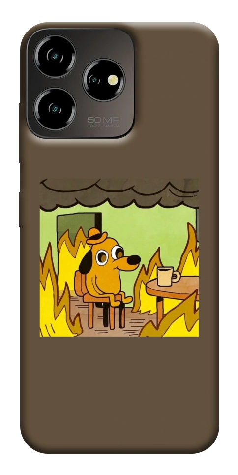 Чохол Dog in the fire для ZTE Blade V50 Design 4G
