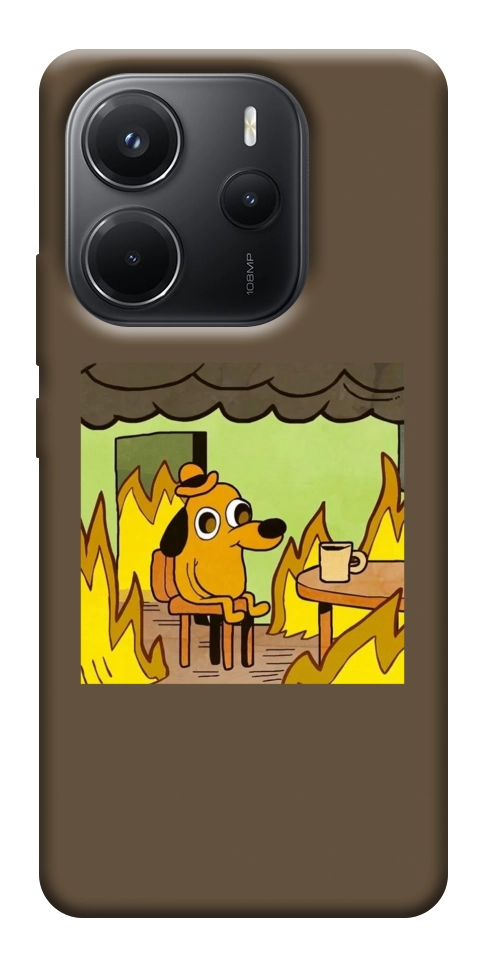 Чохол Dog in the fire для Xiaomi Redmi Note 14 4G (Europe version)