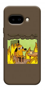 Чехол Dog in the fire для Google Pixel 9a