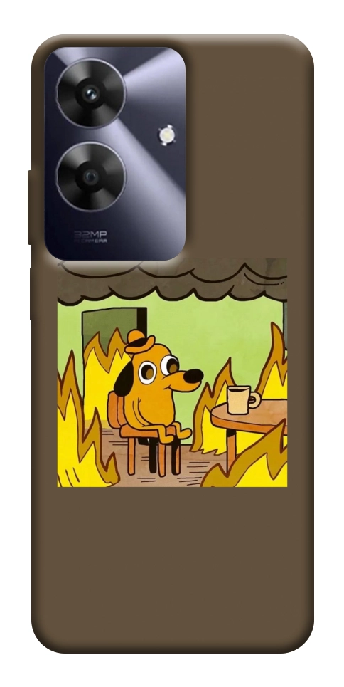 Чехол Dog in the fire для Realme Note 60