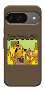 Чехол Dog in the fire для Google Pixel 10 Pro