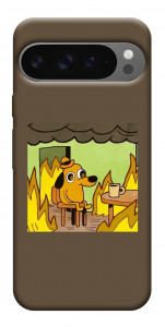 Чехол Dog in the fire для Google Pixel 10 Pro XL