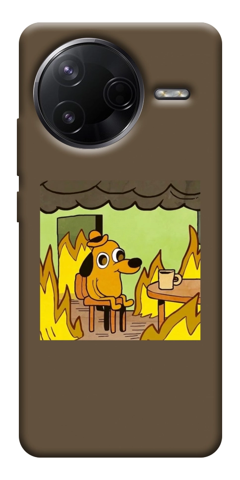 Чехол Dog in the fire для Xiaomi Poco F7 Pro