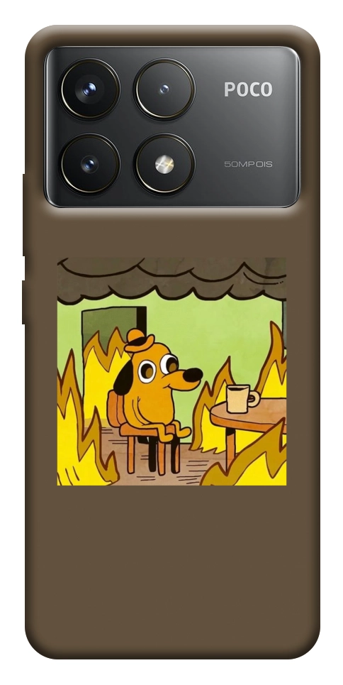 Чохол Dog in the fire для Xiaomi Poco F6 Pro