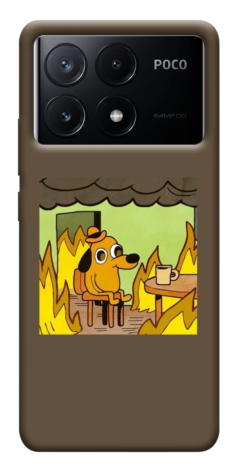 Чохол Dog in the fire для Xiaomi Poco X6 Pro