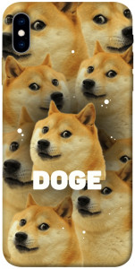 Чохол Doge pattern для iPhone X