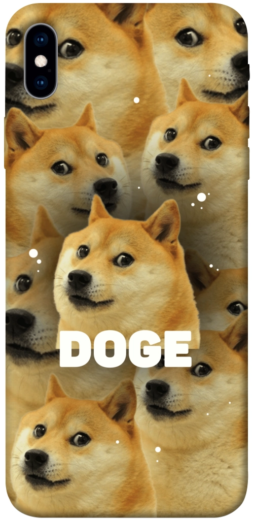 Чохол Doge pattern для iPhone XS Max