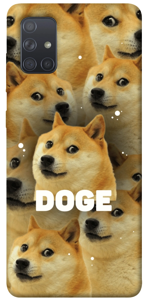 Чохол Doge pattern для Galaxy A71 (2020)