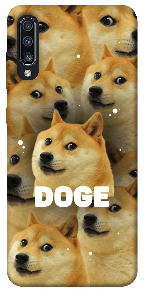 Чохол Doge pattern для Galaxy A70 (2019)
