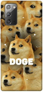 Чехол Doge pattern для Galaxy Note 20