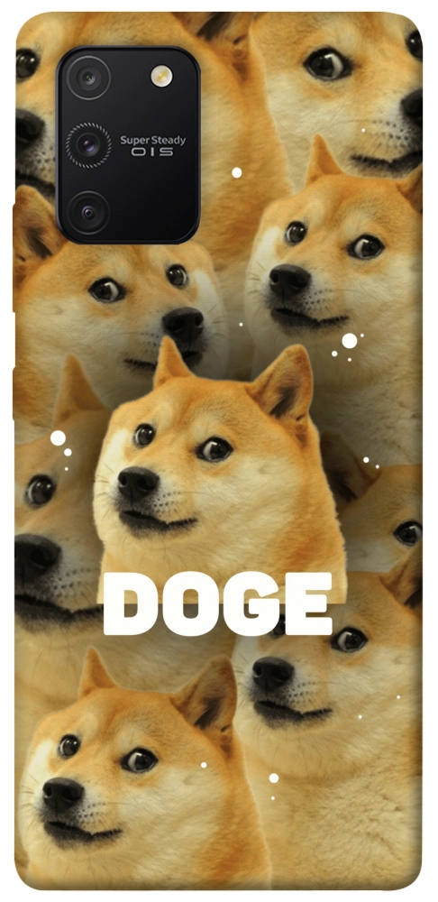 Чехол Doge pattern для Galaxy S10 Lite (2020)
