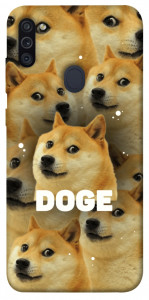 Чехол Doge pattern для Galaxy M11 (2020)