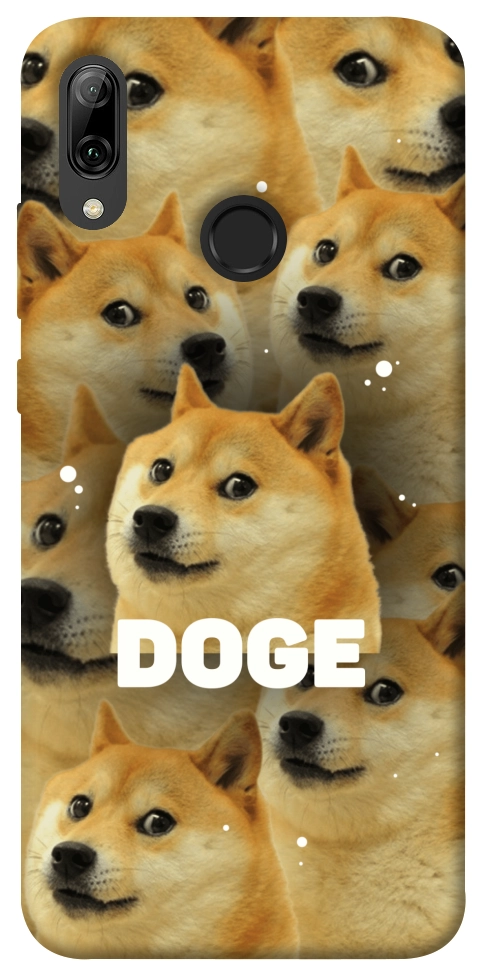 Чохол Doge pattern для Huawei P Smart (2019)