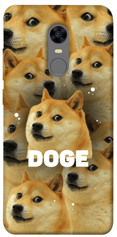 Чохол Doge pattern для Xiaomi Redmi Note 5 (Single Camera)