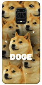 Чохол Doge pattern для Xiaomi Redmi Note 9 Pro Max