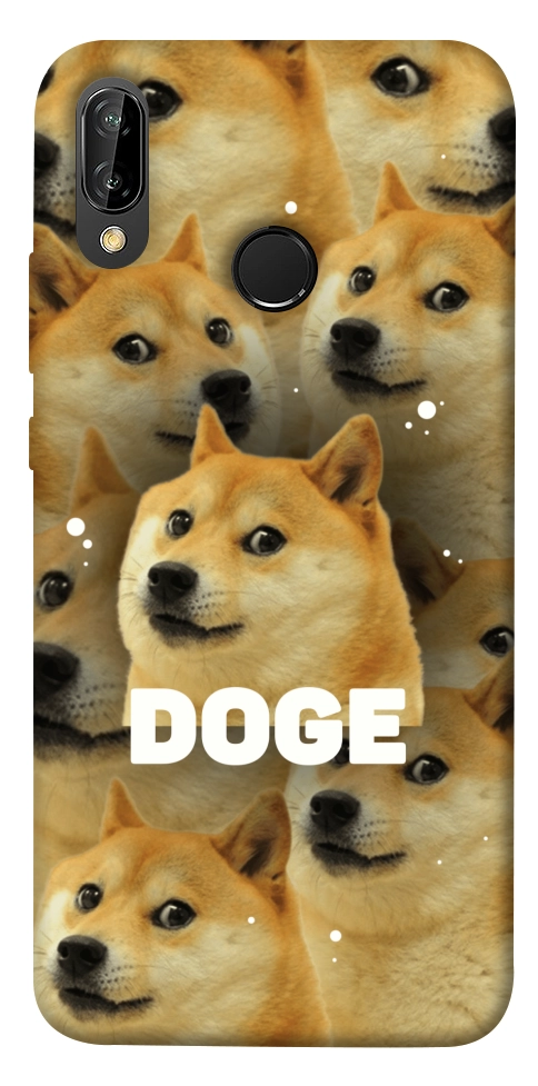Чохол Doge pattern для Huawei P20 Lite