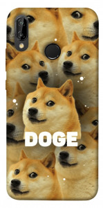 Чехол Doge pattern для Huawei P20 Lite