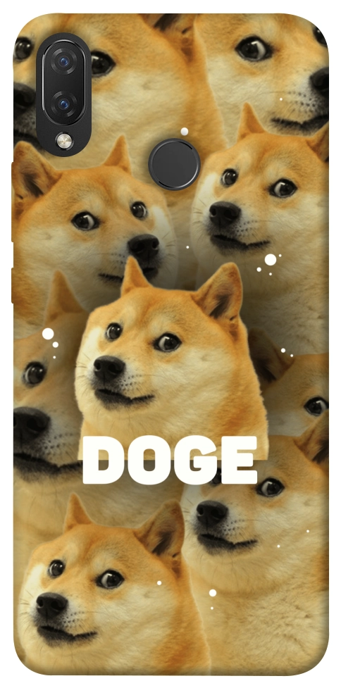 Чехол Doge pattern для Huawei Nova 3i