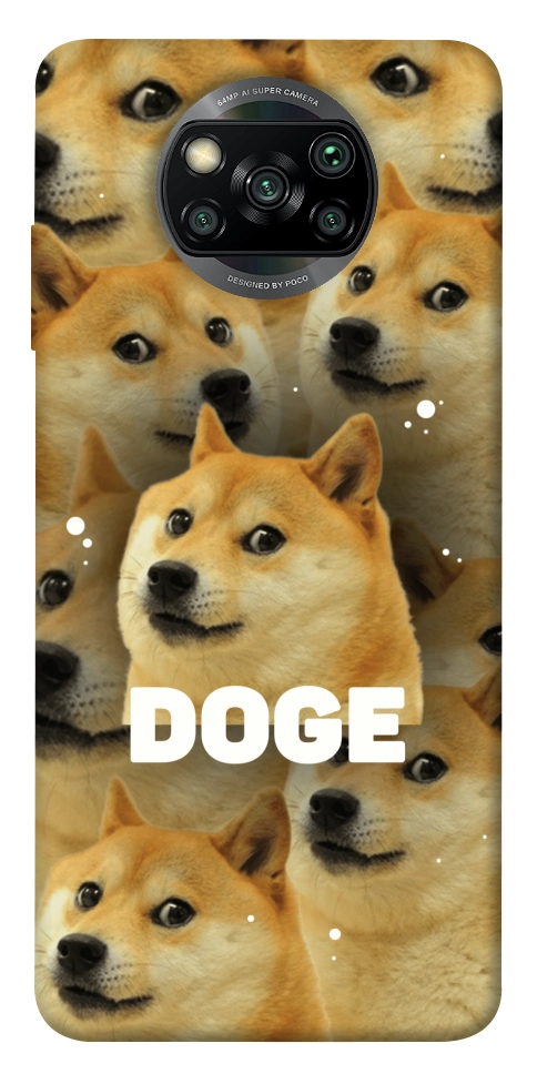 Чохол Doge pattern для Xiaomi Poco X3 NFC