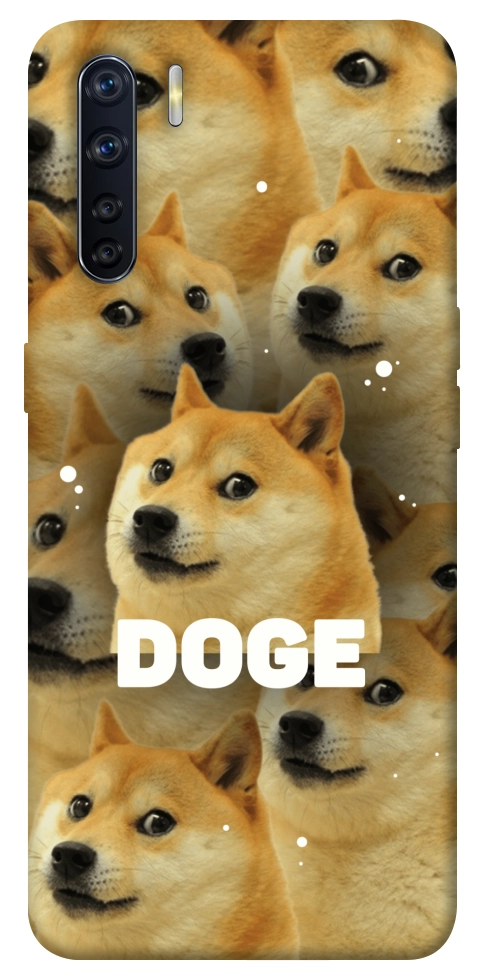 Чехол Doge pattern для Oppo A91