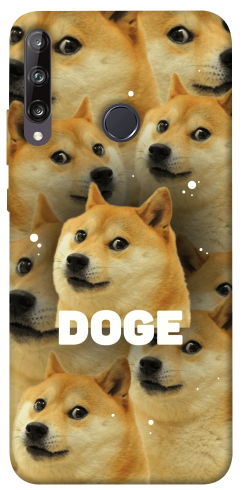 Чехол Doge pattern для Huawei P40 Lite E