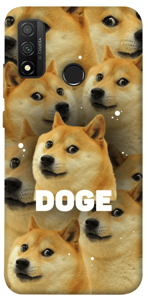 Чехол Doge pattern для Huawei P Smart (2020)