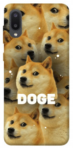 Чехол Doge pattern для Galaxy A02